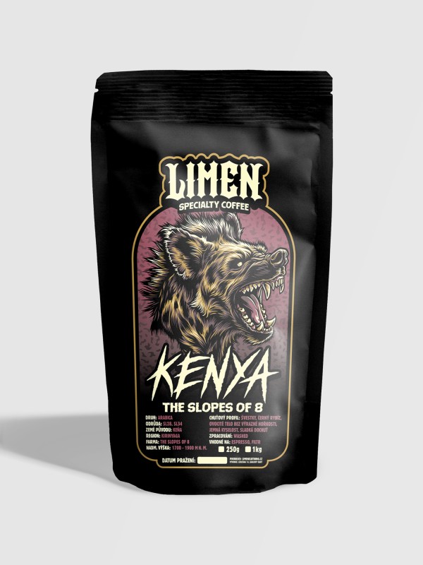 Zrnková káva Kenya The Slopes of 8